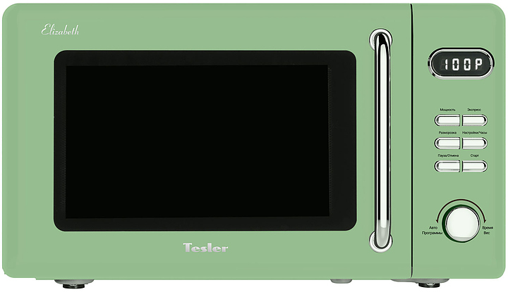Микроволновая печь - СВЧ TESLER Elizabeth ME-2035 GREEN 20 л, зеленый