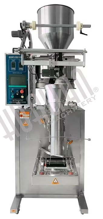 Фасовочно-упаковочная машина Hualian DXDK-420RH-E (нерж., пакет-подушка, 900-1100 мл, W пленки 420 мм, зубч. нож)