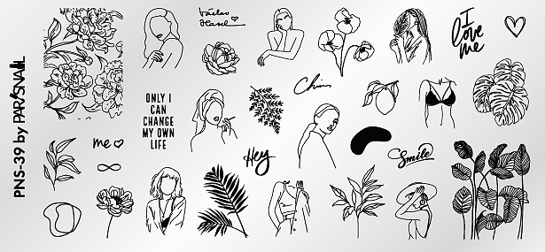 Пластина для стемпинга ParisNail PNS-39 (120х60 мм)