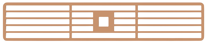 Декоративная решетка для варочной панели Kuppersbusch DK 8597 Copper