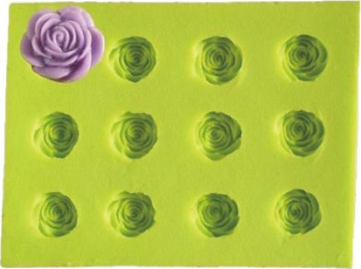 Форма силиконовая P.L. Proff Cuisine 81200514 "Розы" 12 ячеек