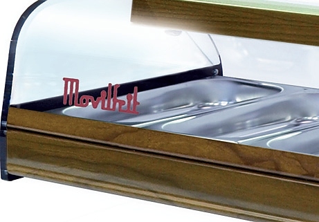 Витрина тепловая Movilfrit (Pira) VECI-6  HOT WALNUT(орех)