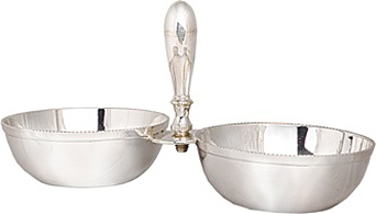 Менажница Roomers Tableware PI5135/S 20х9 см h=10 см (никель с посеребрением)