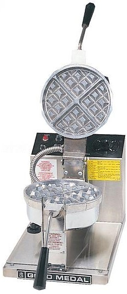 Вафельница Gold Medal Removable Grid Round Belgian Waffle Baker