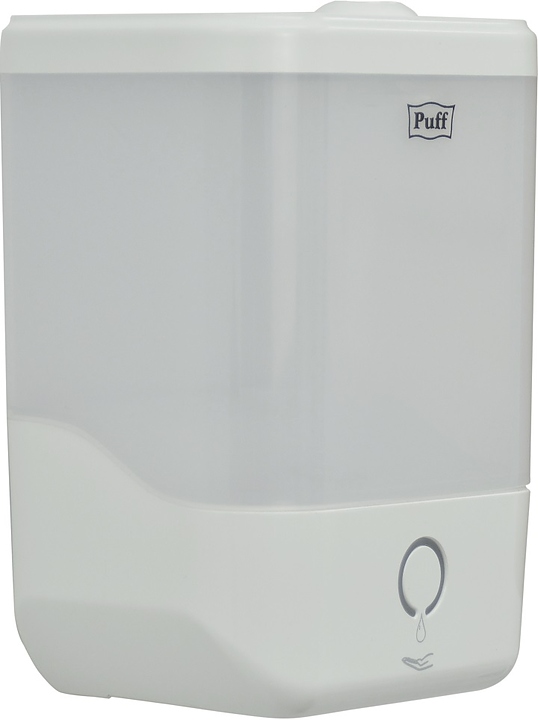 Дозатор жидкого мыла Puff 8190 1000 мл с замком (АБС-пластик) белый