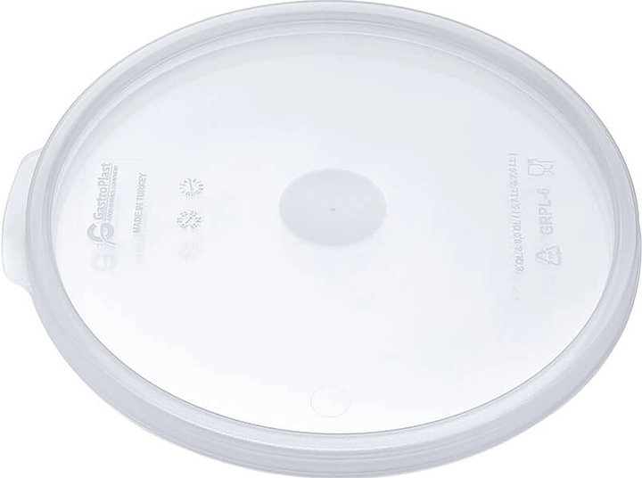 Крышка для контейнера Gastroplast GRPPL-6 d=23 см (полипропилен) прозрачная