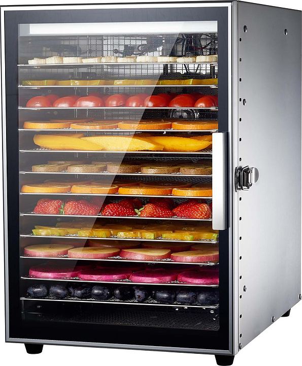 Сушилка для овощей и фруктов Airhot FD-12 GLASS-B