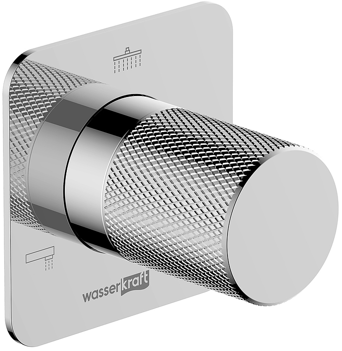 Переключатель потоков Wasserkraft A294 на 3 выхода, хром