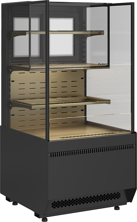 Витрина кондитерская комбинированная Carboma KC70 VV/VV 0,6-2-1 Standard боковина прямая версия 2.0 (9005-0109)