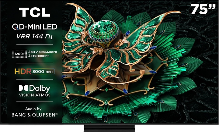 Телевизор TCL 75C7K