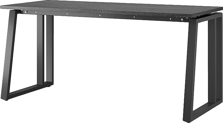 Стол офисный КОБОР TS2-100/70 black/glazed