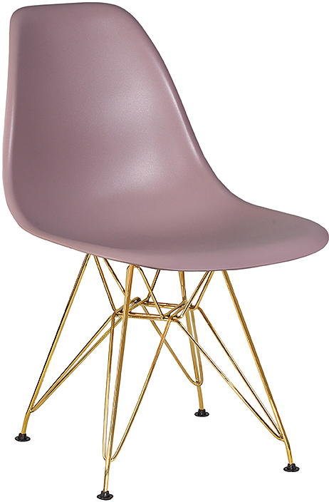 Стул обеденный DOBRIN 638APP-LMZL DSR (сиреневый, золотой)