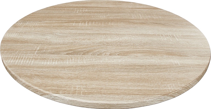 Столешница Sheffilton SHT-TT 80 (МДФ) круглая светлый дуб сонома