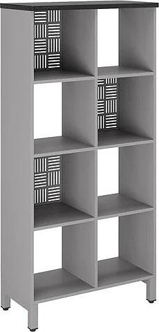 Стеллажная система КОБОР SQ-4X2 aluminum/wood