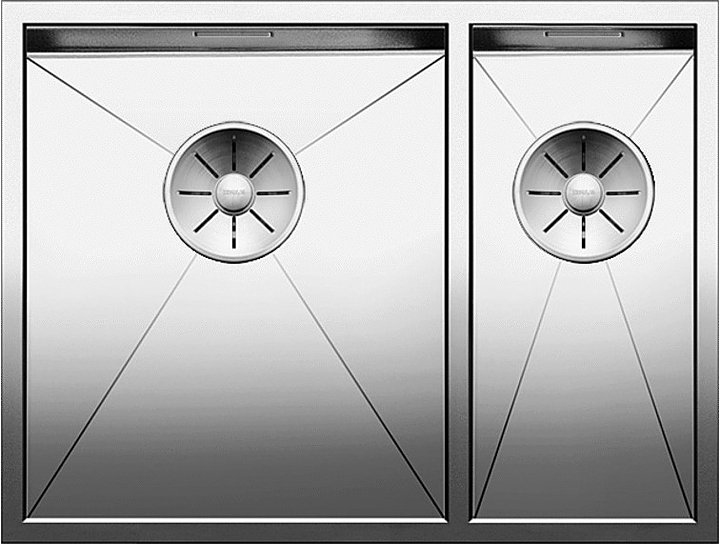 Кухонная мойка Blanco Zerox 340/180-U левая мойка
