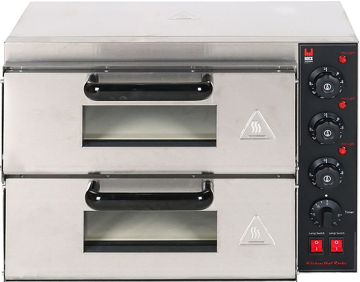 Печь для пиццы Rock Kitchen RK-PO2ST-CST