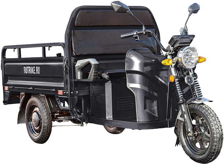 Электроцикл грузовой Rutrike Мастер 1500 черный матовый