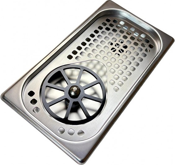 Ринзер для питчера Rinser 327x176x40, с сушильной сеткой и омывателем