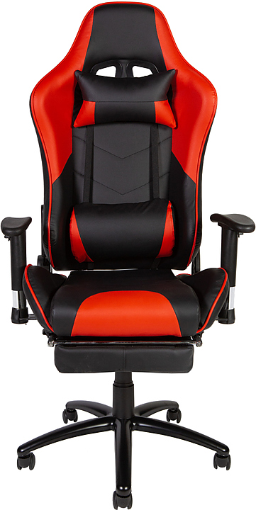 Кресло NORDEN Lotus GTS реклайнер черное с красным