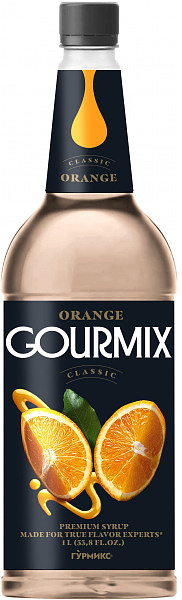 Сироп Gourmix 10416006 Апельсин 1 л (бутылка ПЭТ)