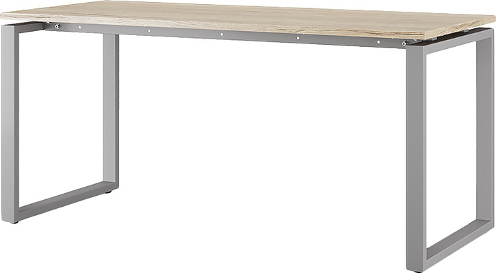 Стол офисный КОБОР O1-100/80 aluminum/natural