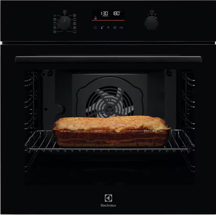 Духовой шкаф с пиролизом Electrolux LOF6P16Z черный / стекло