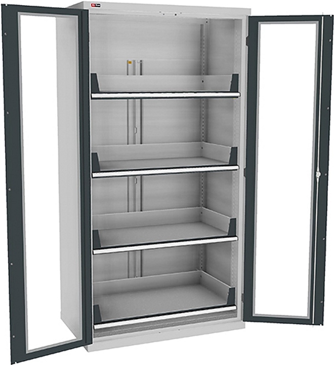 Шкаф инструментальный ДиКом ВС-055-03 с дверьми с окнами