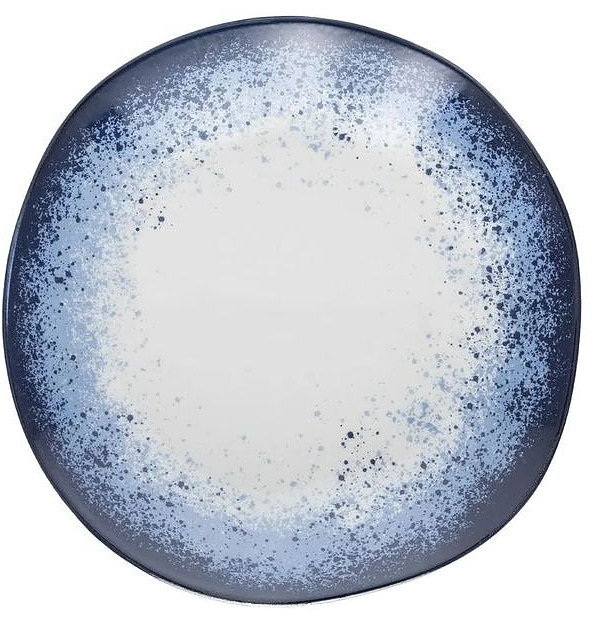 Тарелка десертная Oxford RYO GALAPAGOS 151101 d 21.5 см белый, синий