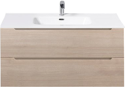 Тумба с раковиной BelBagno ETNA-1000-2C-SO-RG-P + BB1000ETL серый дуб