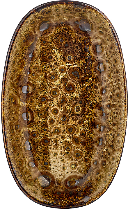 Блюдо овальное By Bone Cowry Yellow CW-YL-ZT-29-OV 29х17 см