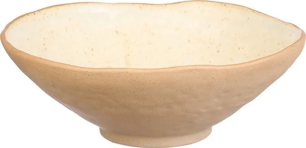 Салатник Kunstwerk Grasp 20730/beige 870 мл d=22 см h=7,6 см (керамика) бежевый