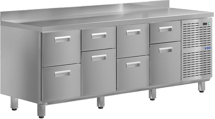 Стол холодильный KAYMAN КСХ-2424/70 (8 ящиков)