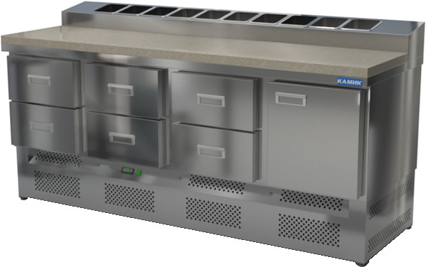 Стол холодильный для пиццы КАМИК СОПН-К-162073