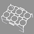 Держатель-подставка (6 конусов пиццы, нерж.) ТТМ Stand 6C