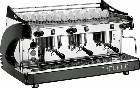 Кофемашина Royal Synchro 3GR Semiautomatic Boiler 14LT белая