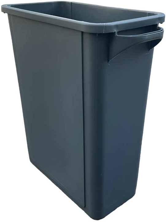 Контейнер для мусора JUNO Box Slim JBX-65L (серый, комплект 6 шт.)