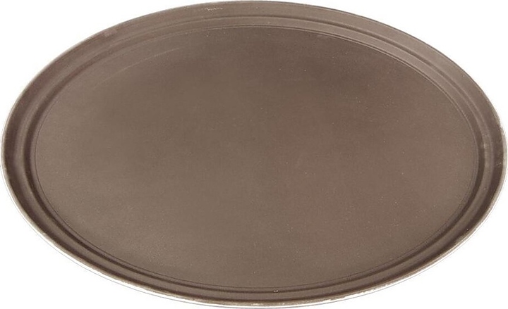 Поднос P.L. Proff Cuisine BarWare 2700 CT BROWN 65х56 см (пластик) полностью прорезиненный коричневый