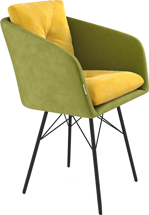 Стул барный Sheffilton SHT-ST43-2/S64 фисташковый десерт / черный муар