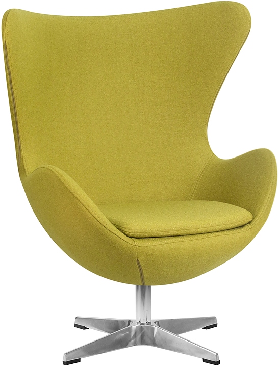 Кресло обеденное DOBRIN 149-LMO EGG (светло-зеленое)