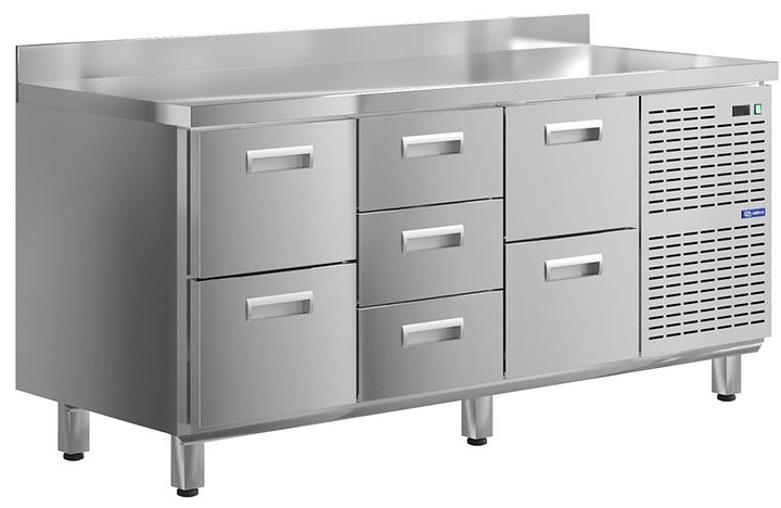 Стол холодильный KAYMAN КСХ-232/60 (7 ящиков)