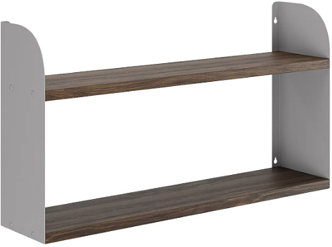 Полка КОБОР S1-80/20 aluminum/charlston