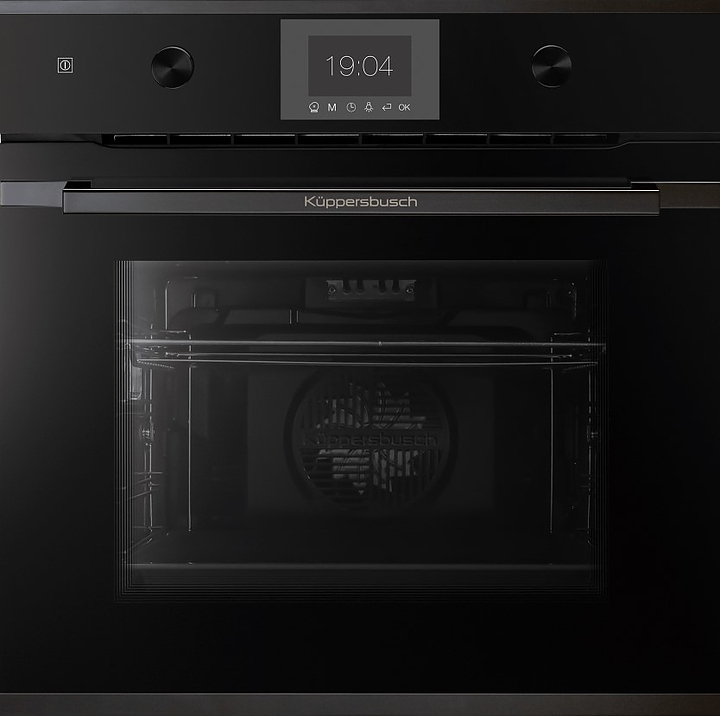 Духовой шкаф Kuppersbusch B 6350.0 S6 Black Steel 3600 Вт 70 л 595х559х595 мм черный