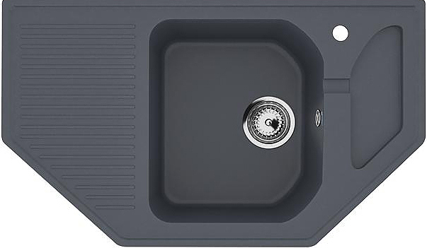 Мойка кухонная ULGRAN U-109-343 антрацит