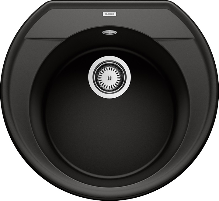 Кухонная мойка Blanco Rondoval 45 Silgranit черная