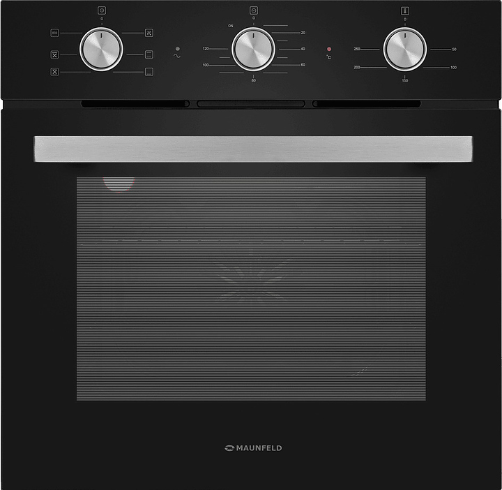 Духовой шкаф Maunfeld AEOF6060B черный / стекло