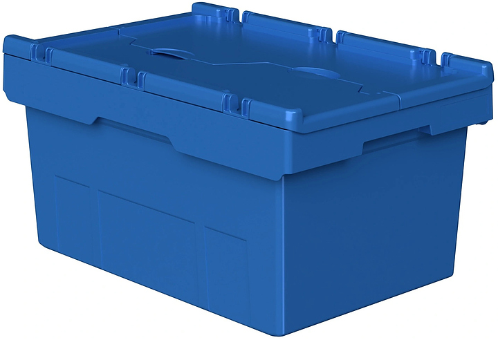 Контейнер iPlast INSTORE KV-6427 600x400x297 мм с распашной крышкой