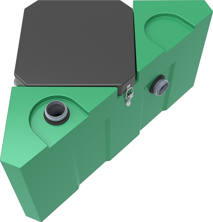 Жироуловитель COUNTRY PLAST Угловой 40-1 левый