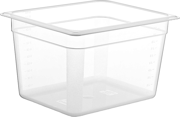 Гастроемкость Gastroplast GNPP-12200 GN 1/2-200 (325х265х200) 11 л полипропилен прозрачная