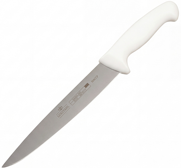 Нож поварской Китай Luxstahl HACCP W016 8" 200 мм белый