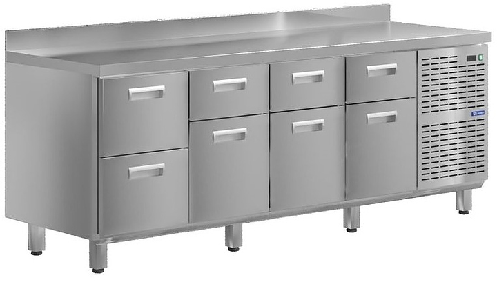 Стол холодильный KAYMAN КСХ-2444/60 (8 ящиков)
